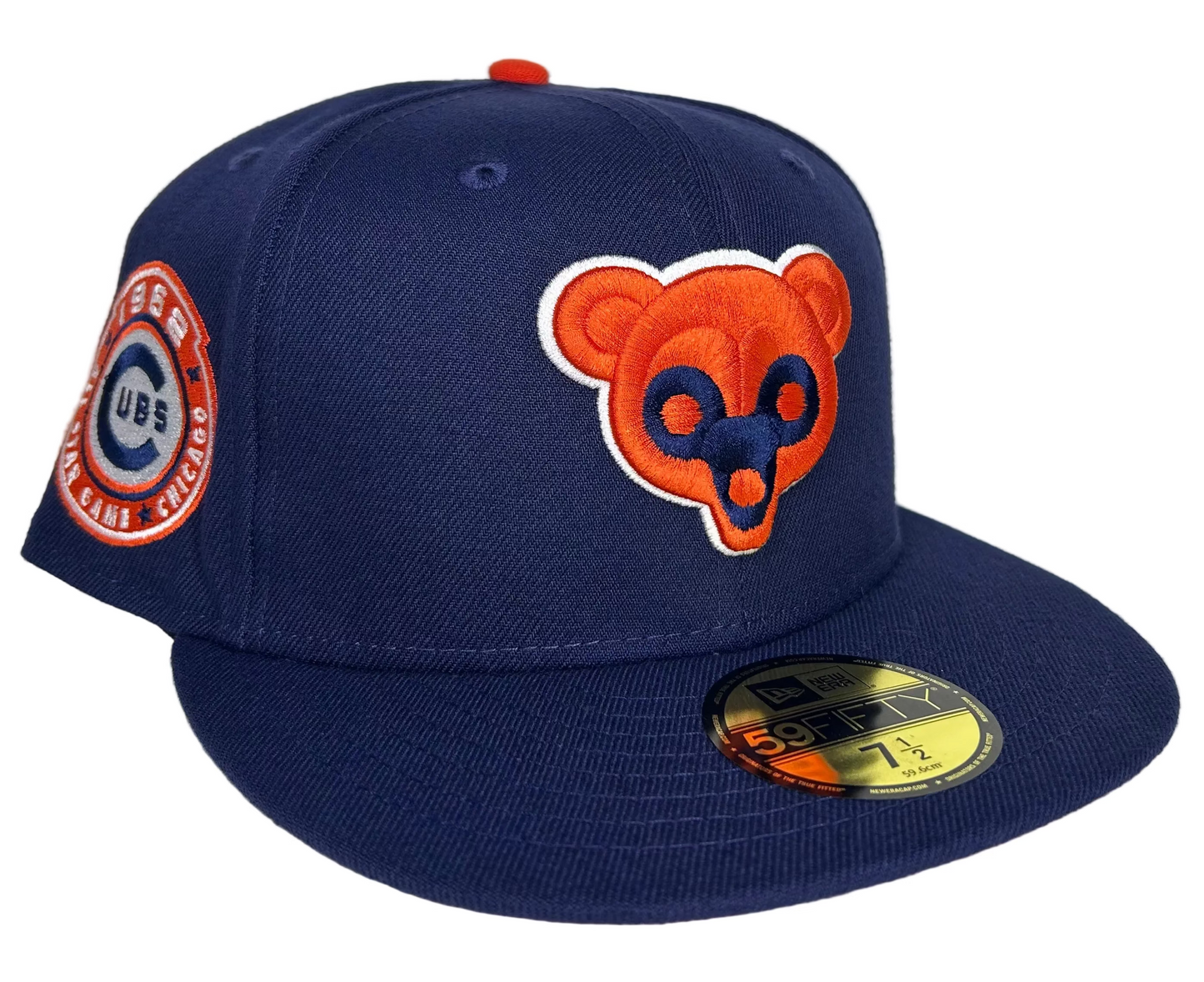 New Era Chicago Cubs “Bears” X over W/ a 1962 All-Star Game 59FIFTY fitted hat. 
