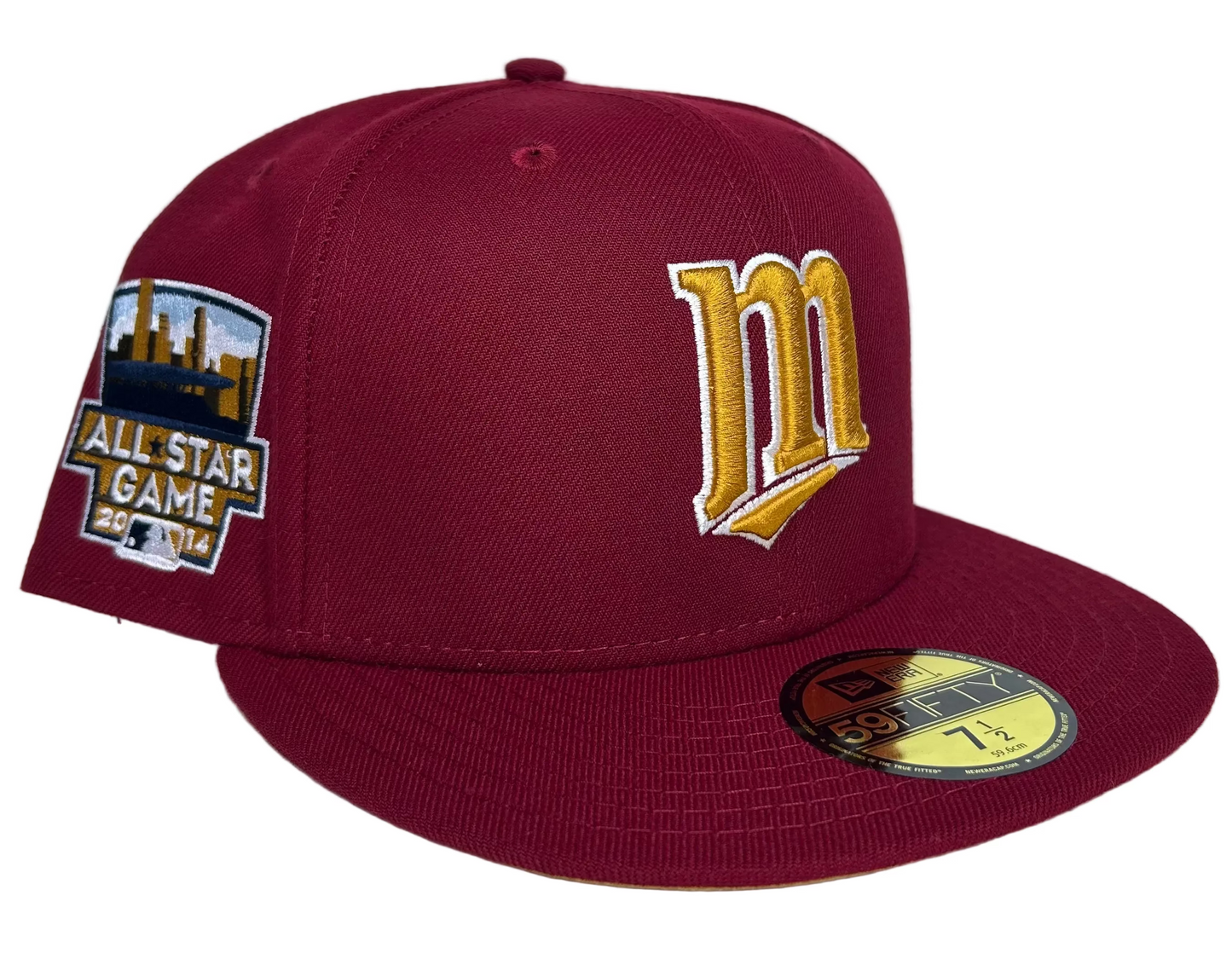 New Era Minnesota Twins 59FIFTY fitted cap featuring a 2014 All-Star Game side patch. 
