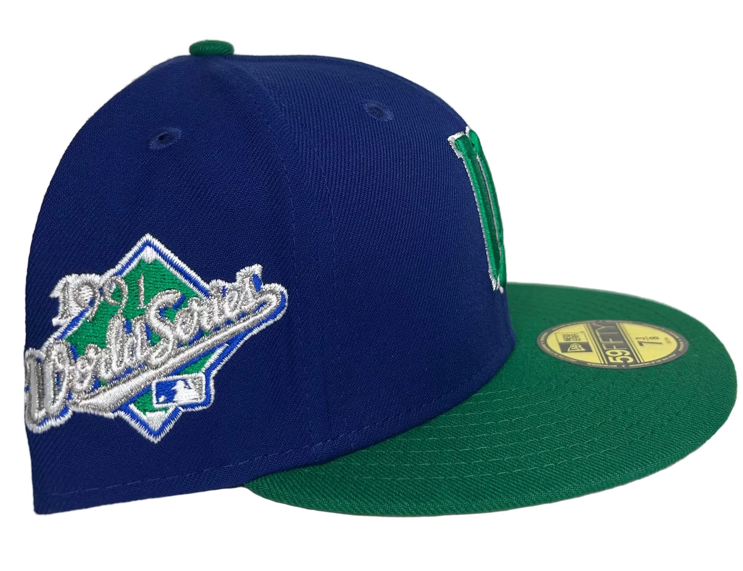New Era Minnesota Twins World Series 1991 blue & green fitted hat. 