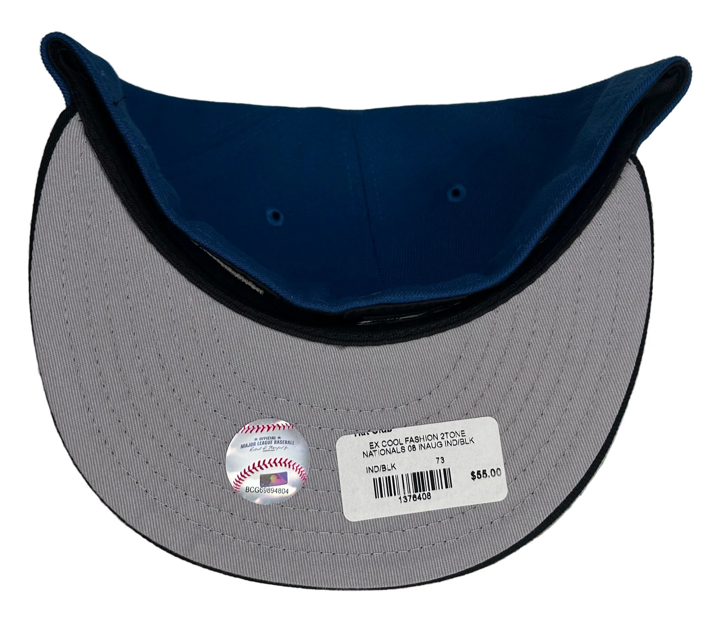 New Era 59FIFTY Washington Nationals HC Exclusive "Cool Fashion" collection Wizards Crossover fitted Hat.