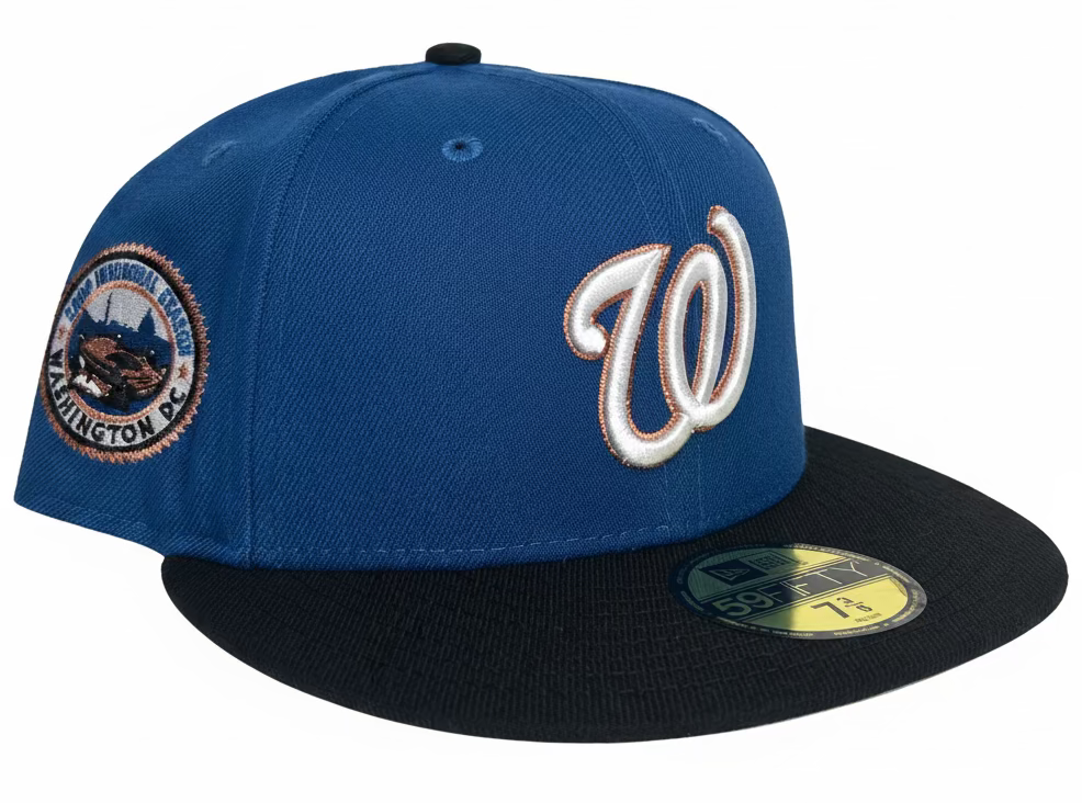 New Era 59FIFTY Washington Nationals HC Exclusive "Cool Fashion" collection Wizards Crossover fitted Hat.