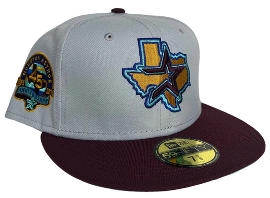 New Era Houston Astros 45th Anniversary 59Fifty Fitted Hat.