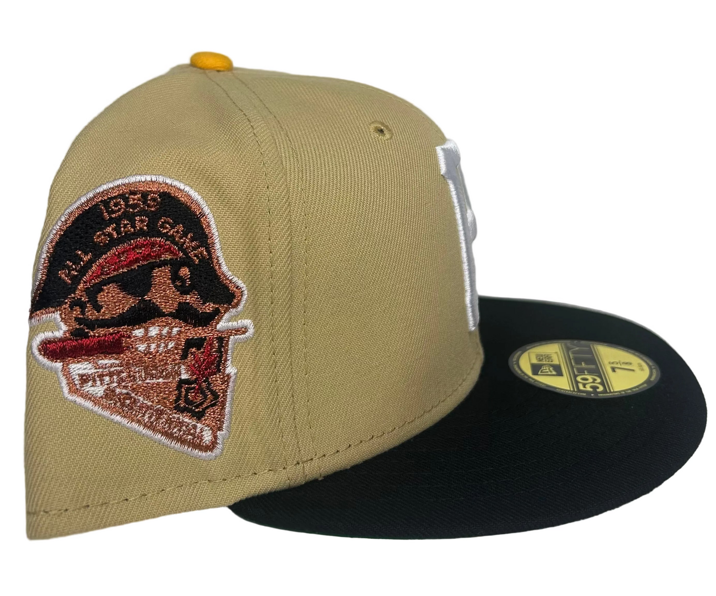 New Era Pittsburgh Pirates fitted hat featuring a 1959 All-Star Game side patch. 
