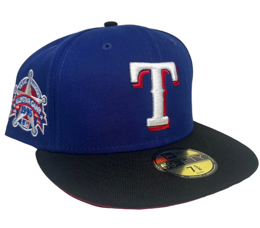 New Era Texas Rangers All Star Game 1995 Two Tone W/ Red UV Classic Edition 59Fifty Fitted.