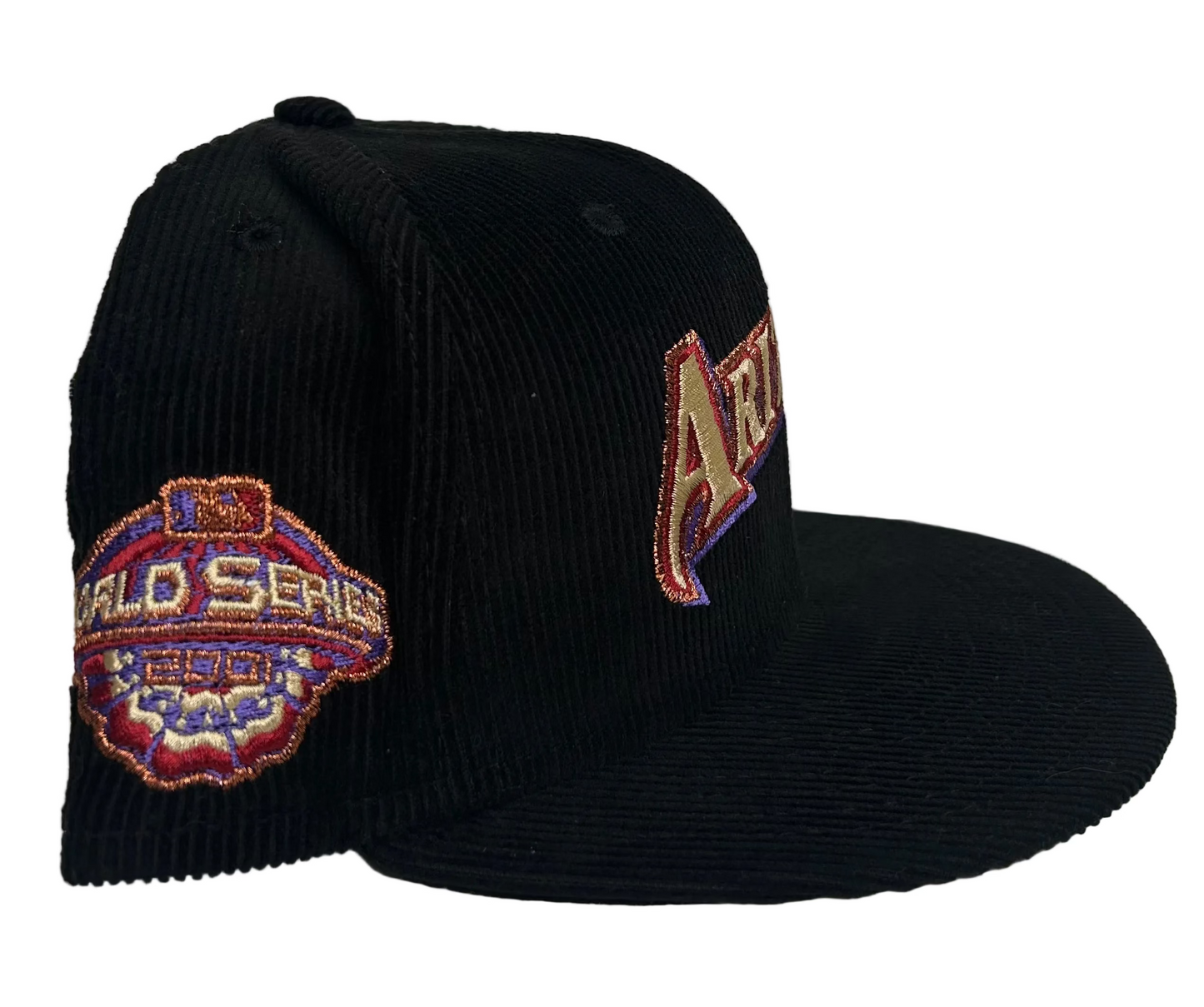 New Era 59Fifty Arizona Diamondbacks black corduroy fitted hat.