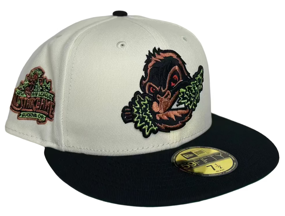 Eugene Emeralds "Thanksgiving Pack" 2014 NW All-Star Game Patch Green UV New Era 59Fifty Fitted Hat.