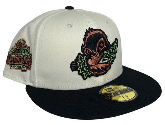 Eugene Emeralds "Thanksgiving Pack" 2014 NW All-Star Game Patch Green UV New Era 59Fifty Fitted Hat.