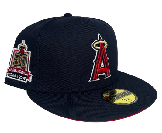 New Era 59FIFTY Los Angeles Angels 50th Anniversary fitted Hat.