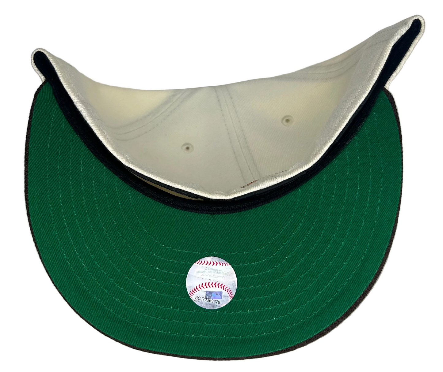 New Era 59Fifty “Nohonati x SFD” 2-Tone Off- Rushmore white / Brown Baltimore Orioles 50th Anniversary Side Patch.