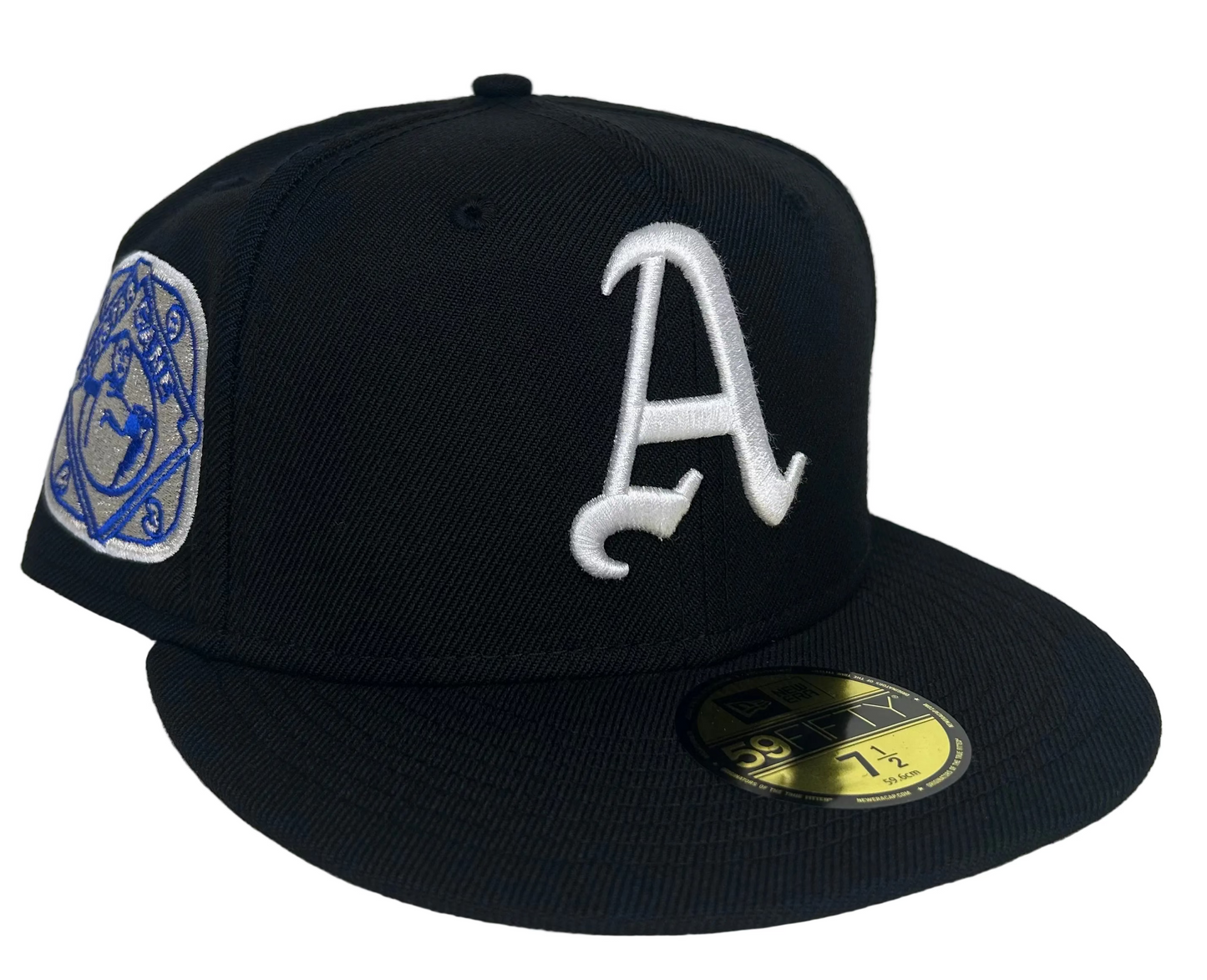 New Era Philadelphia Athletics 1929 World Series black and blue 59Fifty fitted hat.