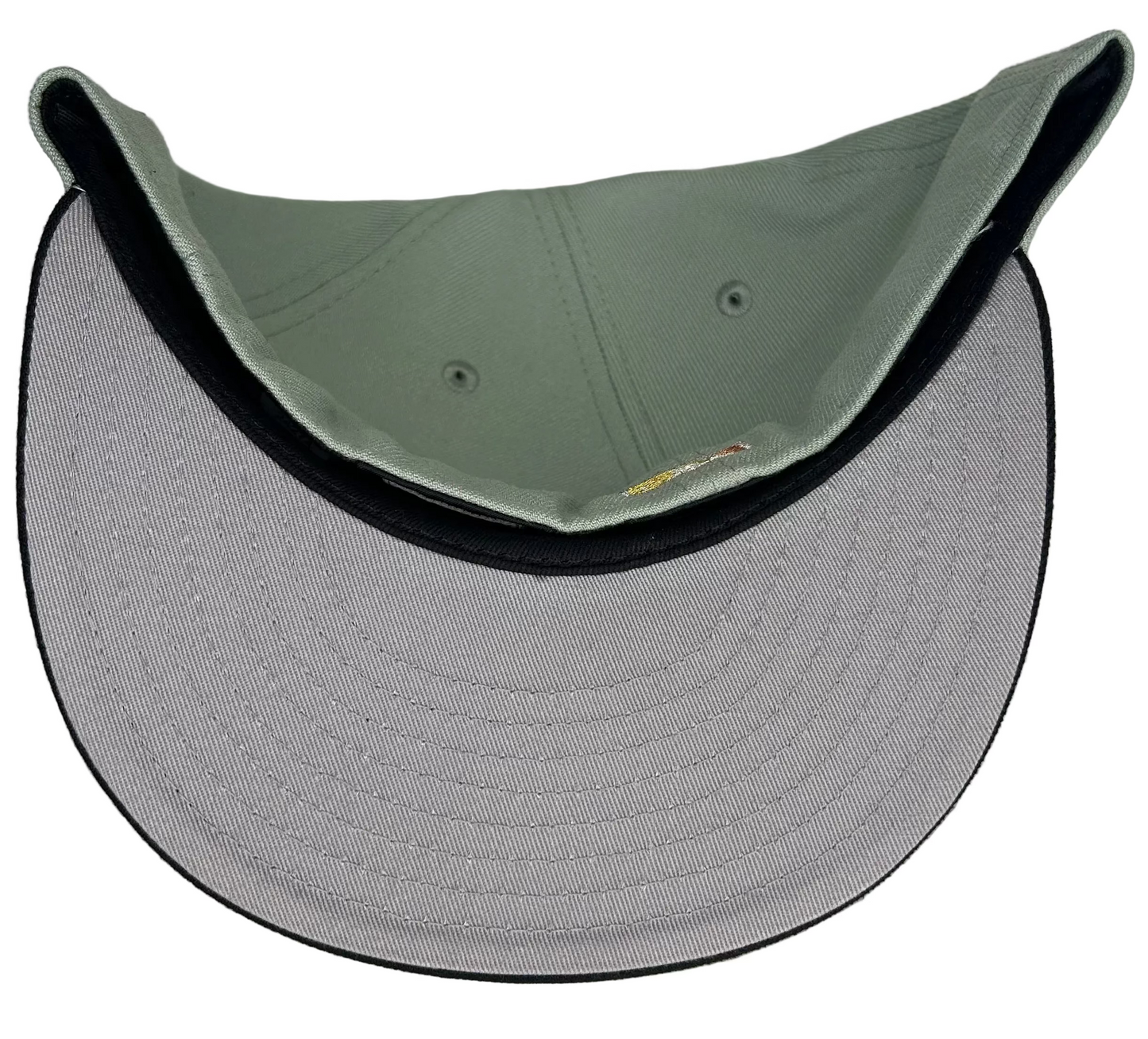 New Era 59FIFTY Tampa Bay Devil Rays 1998 Inaugural Season fitted hat featuring a gray crown and black brim.
