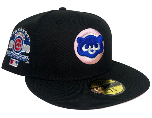 New Era 59FIFTY Chicago Cubs fitted hat featuring a 1990 All-Star Game side patch.