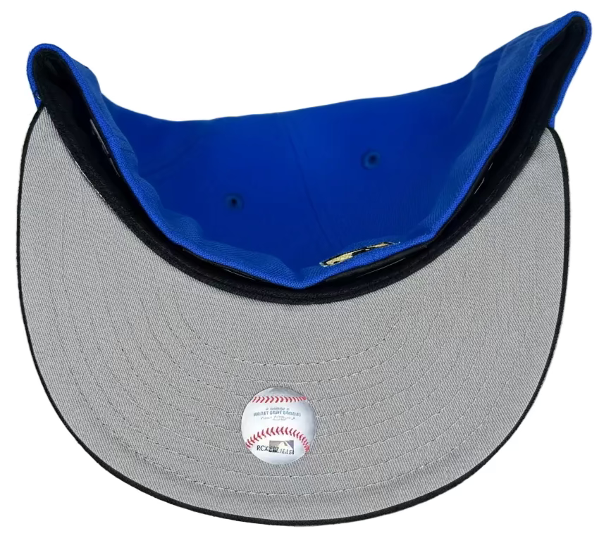 New Era Philadelphia Phillies 59FIFTY fitted hat with a royal blue crown and black visor.