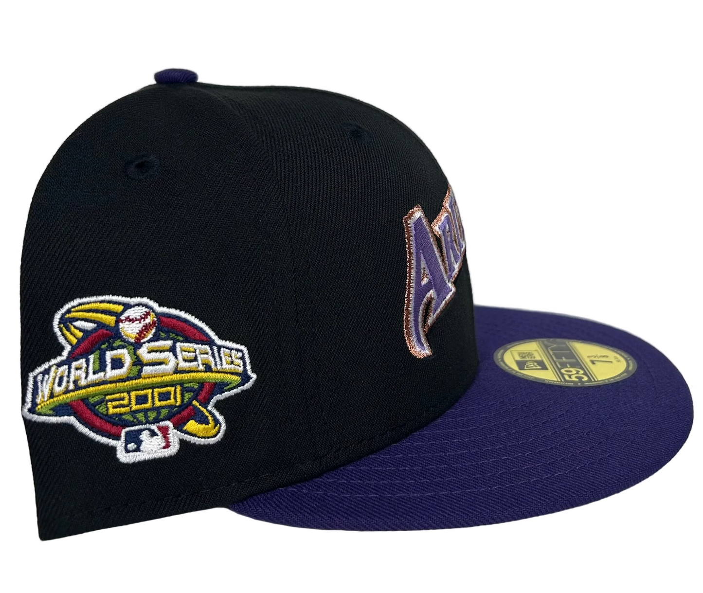 New Era Arizona Diamondbacks Hat Club Exclusive 59FIFTY fitted hat featuring a 2001 World Series side patch.
