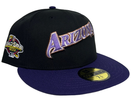 New Era Arizona Diamondbacks Hat Club Exclusive 59FIFTY fitted hat featuring a 2001 World Series side patch.