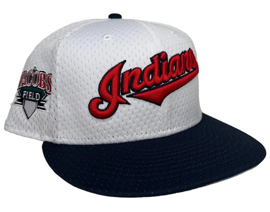 Cleveland Indians “Mesh” 2-Tone New Era 59Fifty fitted Hat.
