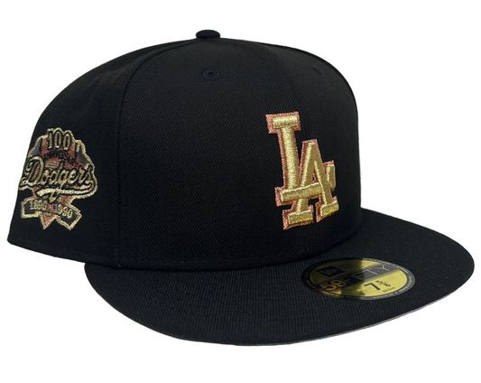 New Era Los Angeles Dodgers Cooperstown Metallic 59FIFTY fitted hat.