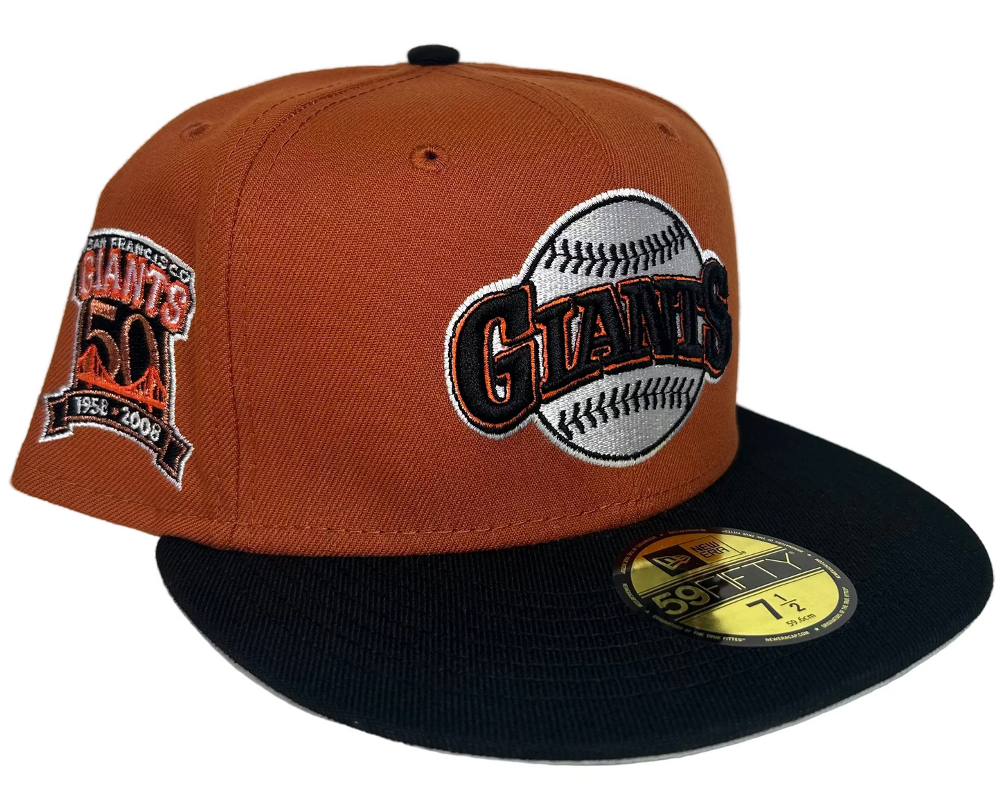 San Francisco Giants 50th Anniversary 2-Tone 59Fifty Fitted.