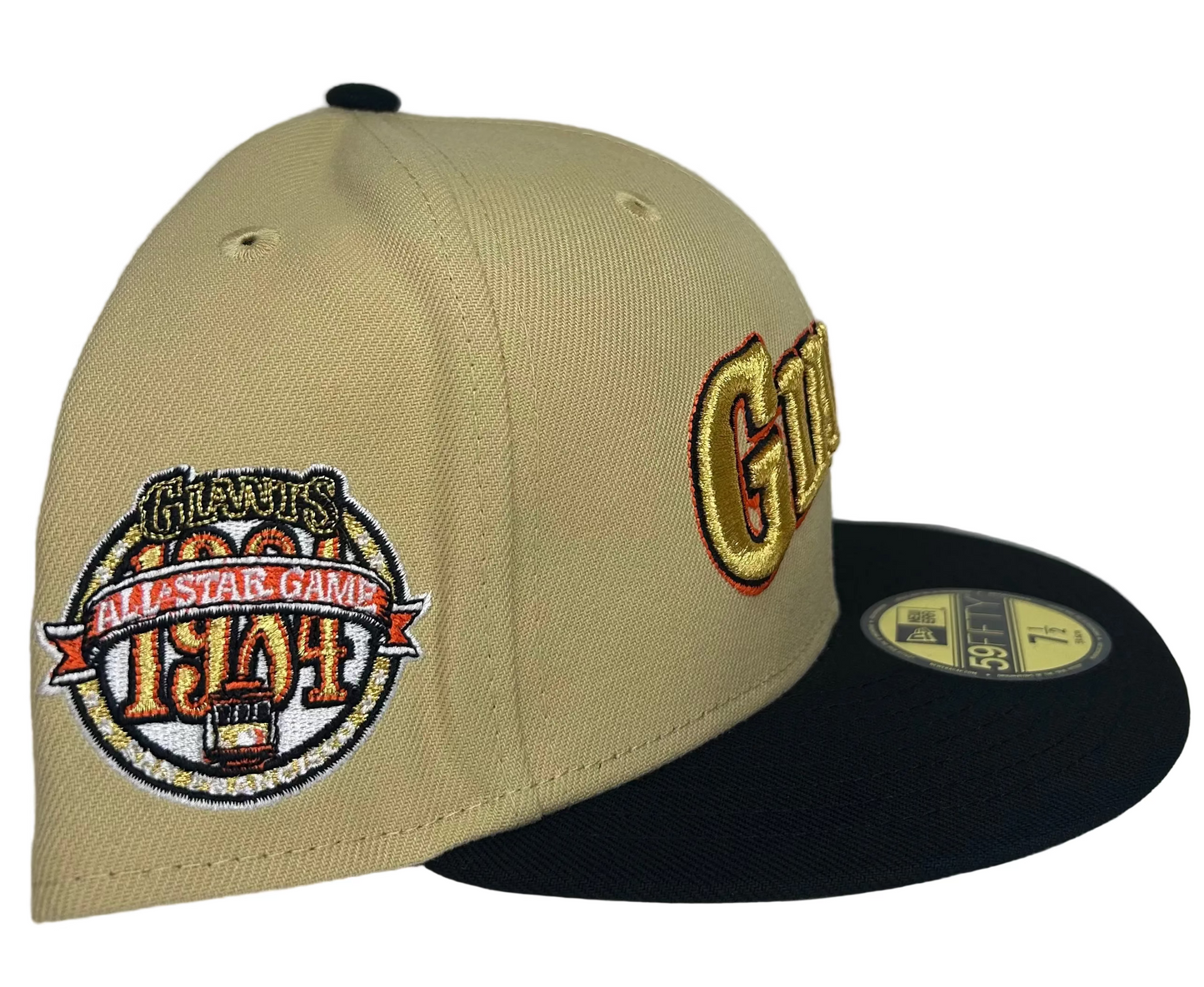 San Francisco Giants 1984 ASG Vegas Gold Black 59Fifty Fitted.