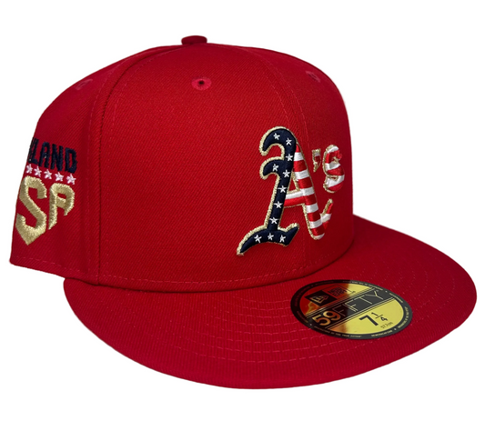 New Era Oakland Athletics “Fourth Of July” 59Fifty Fitted cap