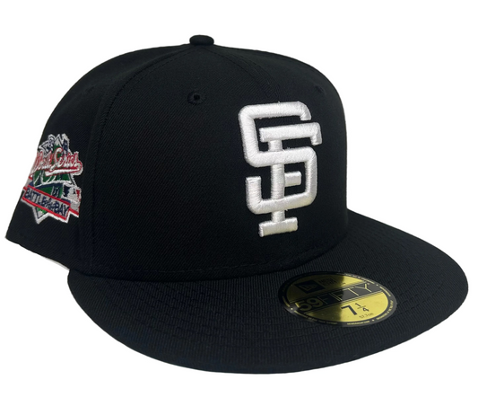 SAN FRANCISCO GIANTS "1989 WS X 1984 ASG" NEW ERA 59FIFTY FITTED (GREEN UNDER VISOR).