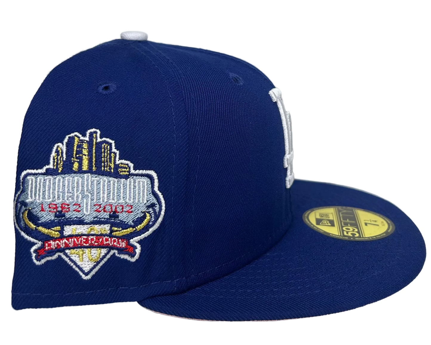 New Era 59FIFTY Los Angeles Dodgers HC Exclusive Fitted Hat featuring a special commemorative side patch.