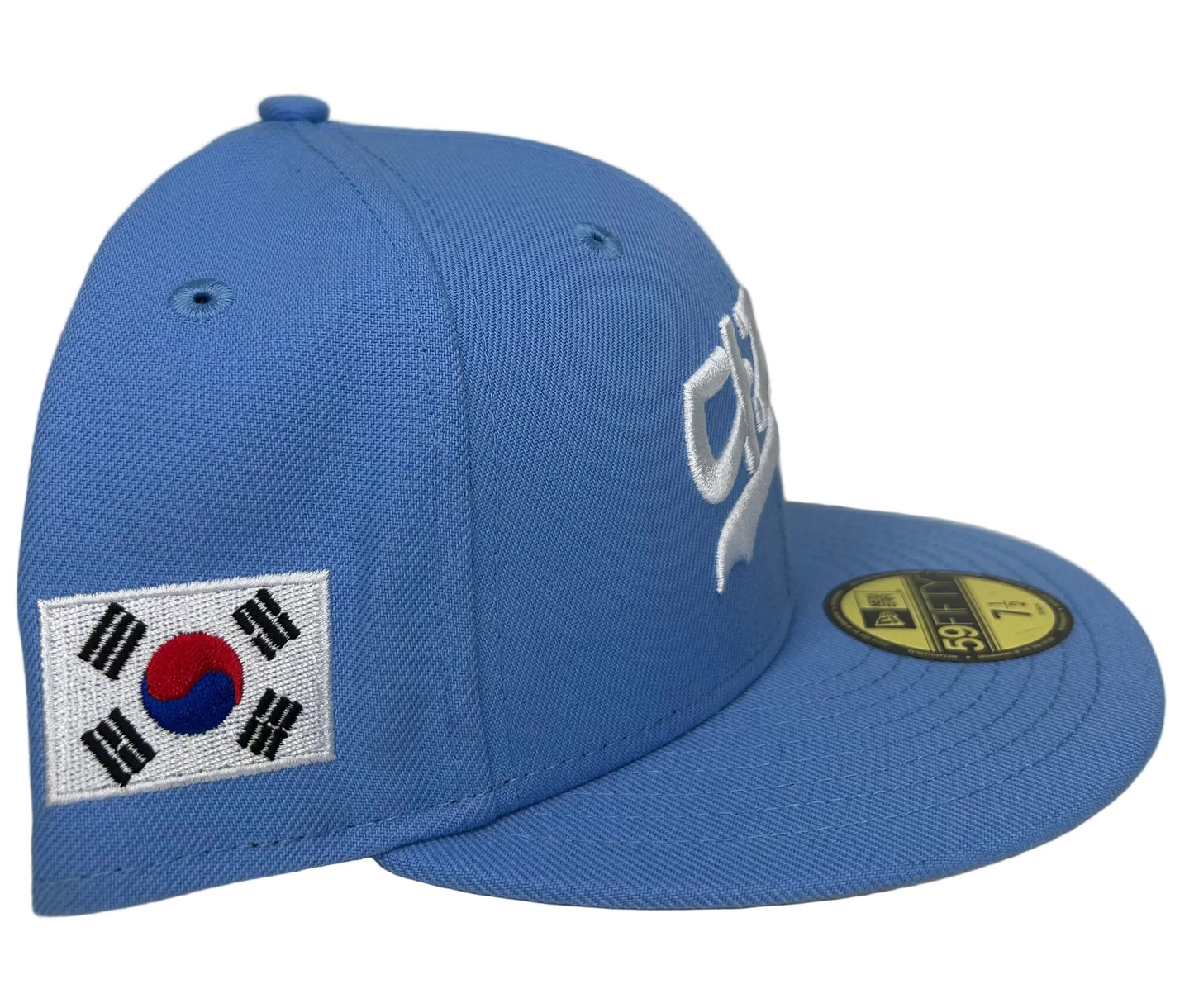 NEW ERA 59FIFTY LOS ANGELES DODGERS HC KOREAN FLAG PATCH KOREA SCRIPT HAT.