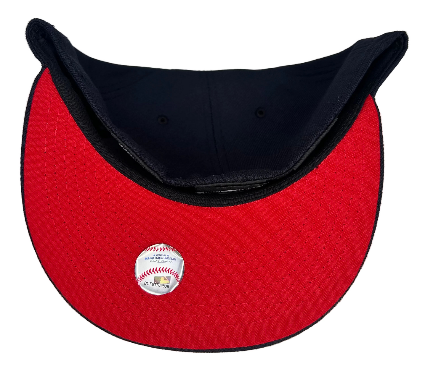 New Era Boston Red Sox 2004 World Series 59FIFTY fitted hat in navy blue with a side patch & Red UV.