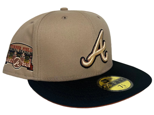 New Era Atlanta Braves “Rust Belt” Turner Field Final Season 59FIFTY fitted hat.