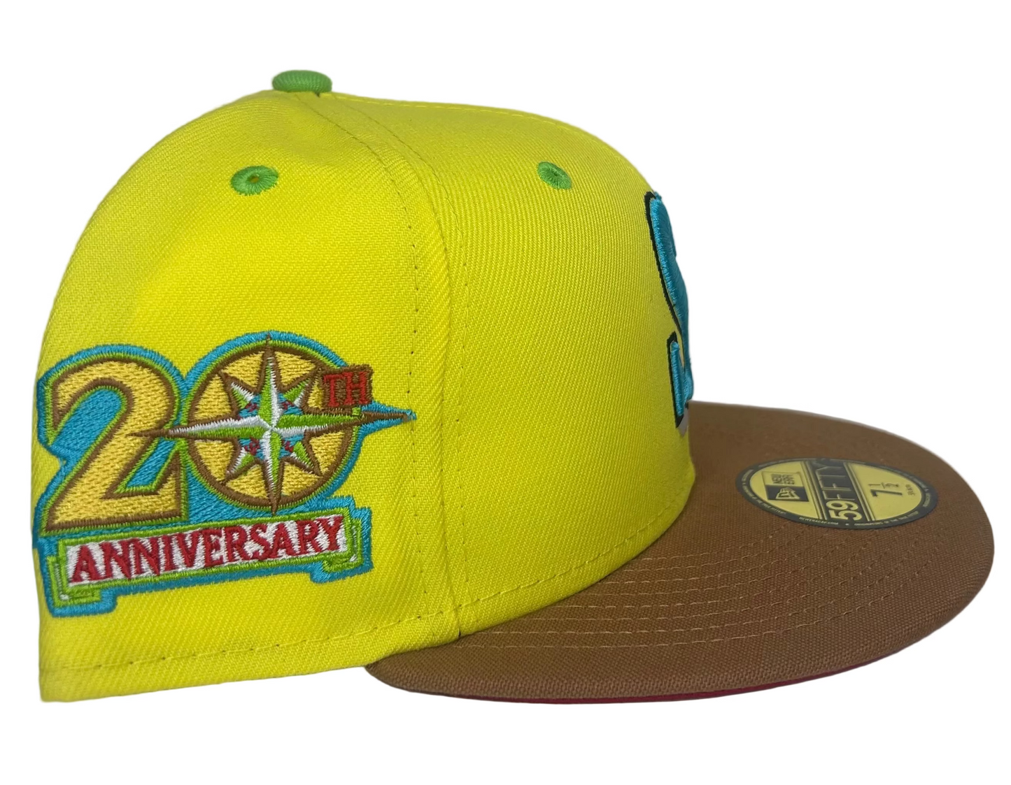 New Era Seattle Mariners SpongeBob Square Pants 59FIFTY fitted hat.