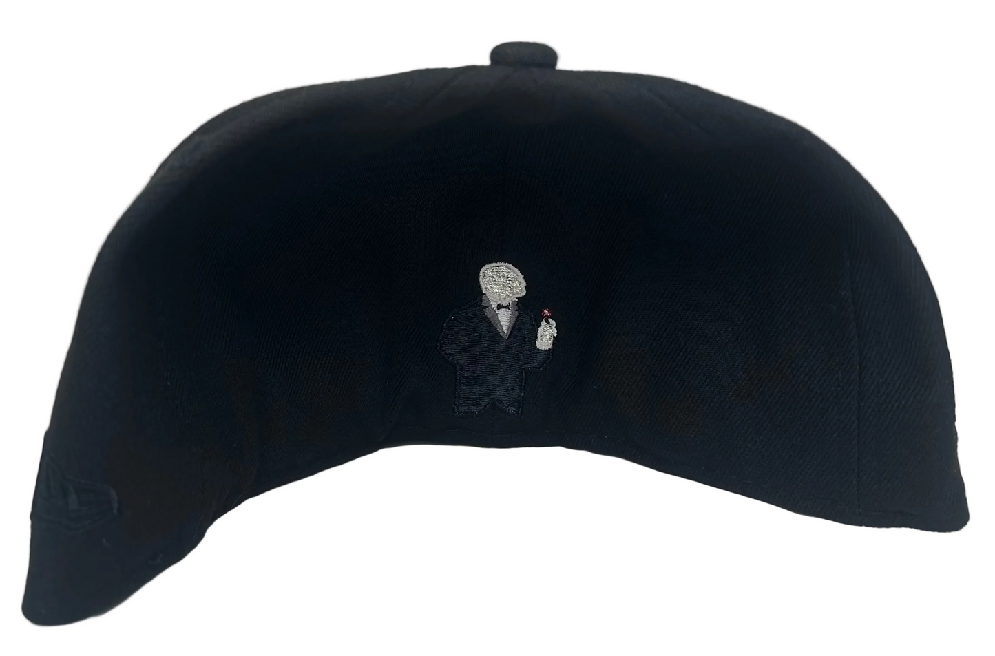 New Era The Godfather 59Fifty fitted hat featuring a black colorway and a special embroidered horse logo on the side.