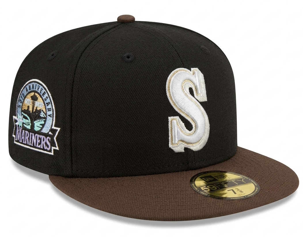 New Era Seattle Mariners Vintage Collection 30th Anniversary 59Fifty Fitted Hat.