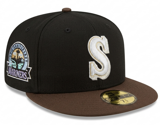 New Era Seattle Mariners Vintage Collection 30th Anniversary 59Fifty Fitted Hat.