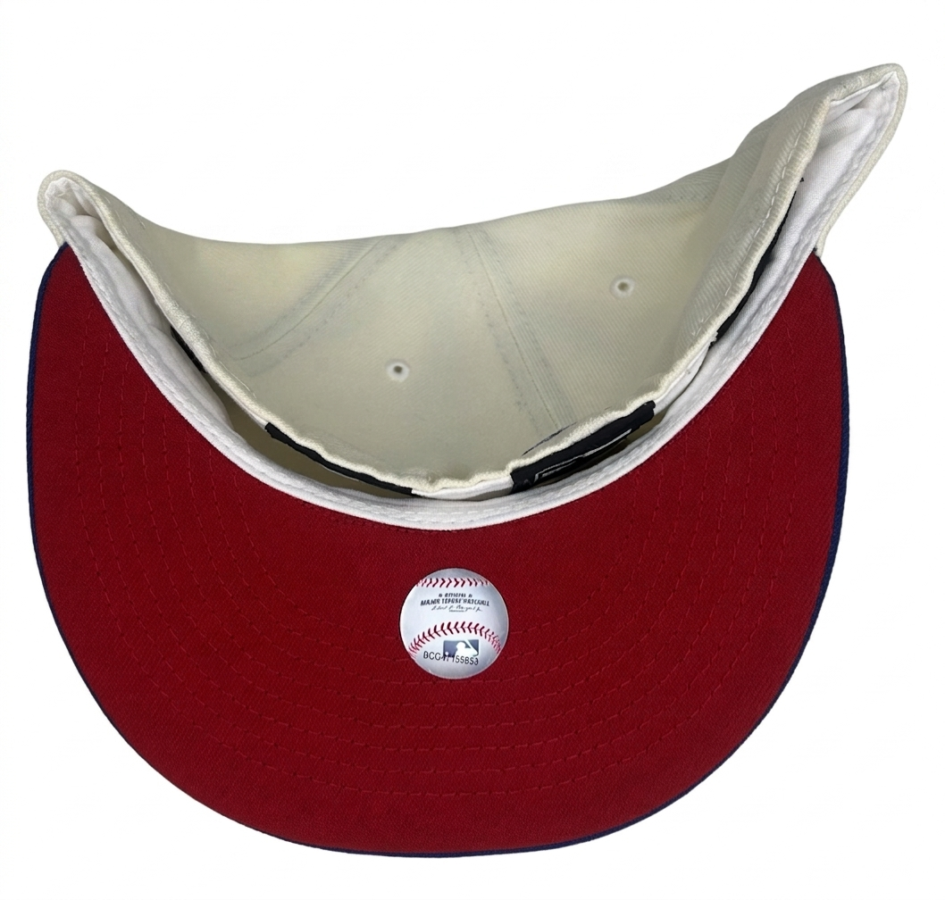New Era 59FIFTY fitted hat featuring a Chicago Cubs logo embroidered in gold and a 1990 All-Star Game patch on the side.