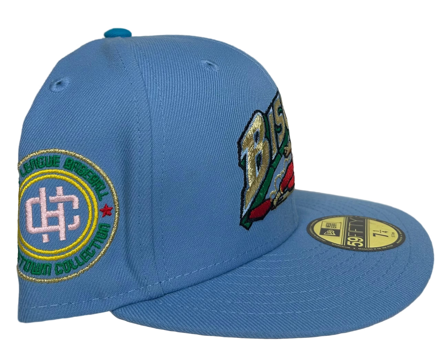 New Era 59FIFTY fitted hat features a special Buffalo Bisons "Lucky Charms" graphic from the Hometown Collection.