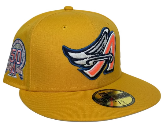 New Era 59FIFTY Los Angeles Angels “Pink Lemonade” 50th Anniversary Fitted Hat.