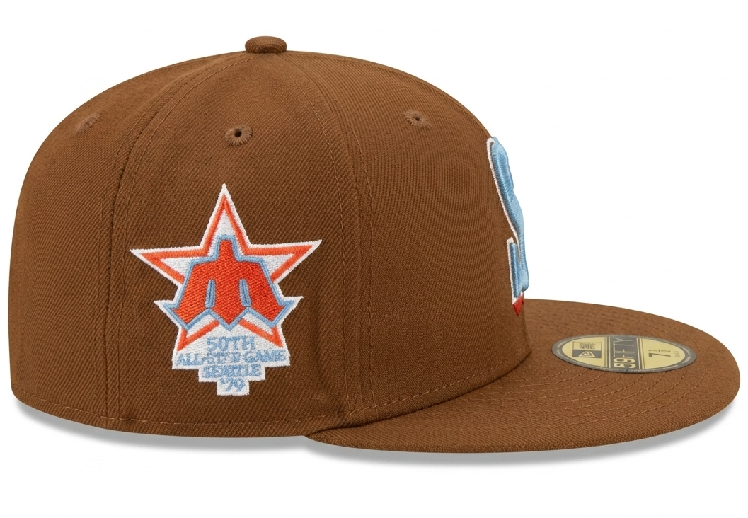 New Era Seattle Mariners 59FIFTY fitted hat featuring a 50th All-Star Game side patch.