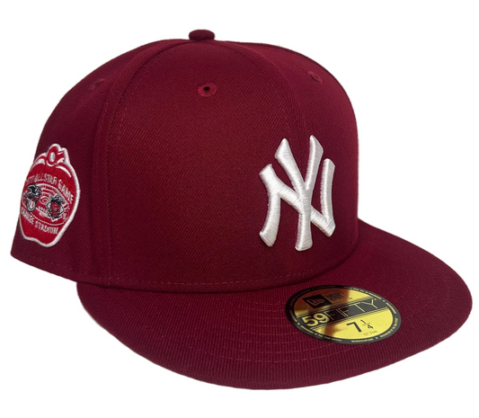 New Era 59Fifty fitted hat features a 1977 All-Star Game side patch and a white embroidered New York Yankees logo.